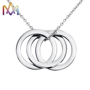 Buy cheap 55CM Chain Russian Ring Engraved Name Necklace from wholesalers