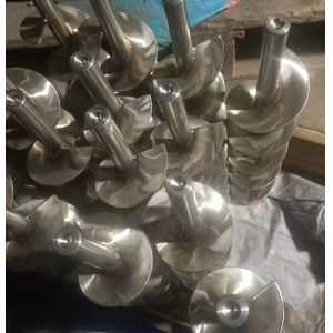 Spiral Flight 316L Blade Shaftless Screw Auger High Performance Auger Screw For