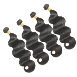Buy cheap 8A Unprocessed Healthy Body Wave Weave Hair 16 Inch 4 Bundles No Tangle from wholesalers