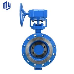 China Medium Temperature Double Flange Butterfly Valve with Wafer Connection on sale
