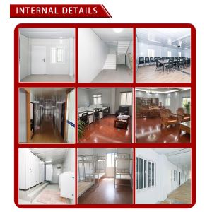 Folding Container House 3 Rooms Flat Pack Expandable Prefabricated Design Style