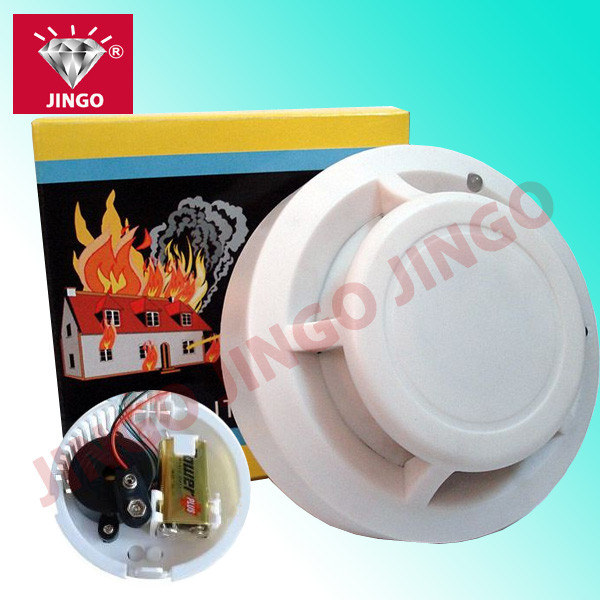 Quality Electric fire alarm wireless portable smoke detector sensor with buzzer alarm for sale