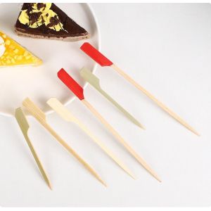 Buy cheap FSC Outdoor Biodegradable Disposable Tableware , Disposable Bamboo Paddle Skewers from wholesalers