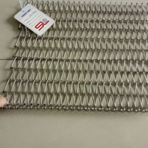 Buy cheap Customizable Flexible Metal Mesh Fabric For Partiton Wall Custom Square Design from wholesalers