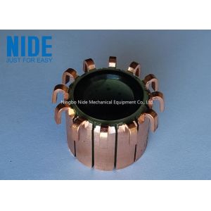 12 Segmented Automobile Wiper Dc Commutator 0.1mm Tolerance