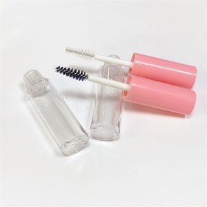 Buy cheap Transparent Plastic Mascara Tube Double Cylinder Wand Empty Mascara Container from wholesalers
