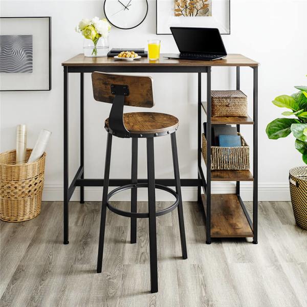Buy cheap Bar Stools with Backrest, Industrial Bar Stool, Bar Stool Set for Sale, Bar Furniture, Kitchen Furniture, LBC026B01 from wholesalers