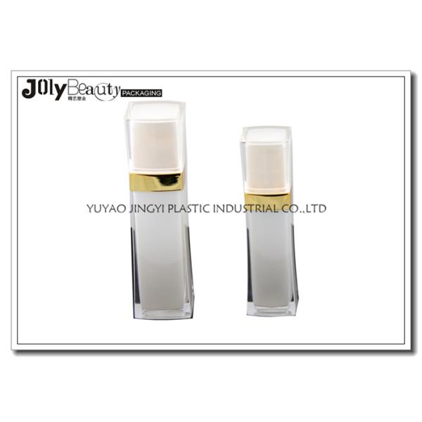 Buy cheap Cosmetic Pump Bottle Empty Lotion Containers 60ml Irregular Column Height 162.8mm from wholesalers