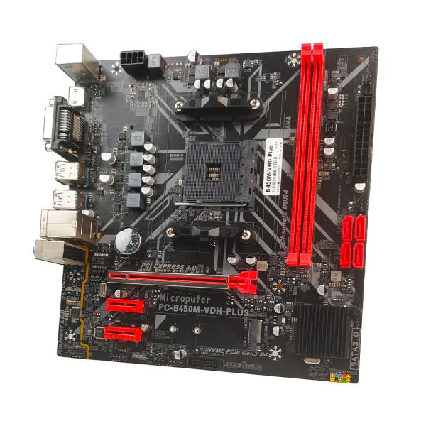 Quality PCWINMAX B450M Plus Socket AM4 Motherboard Micro ATX DDR4 M.2 HD VGA Output B450 Chipset Mainboard for sale