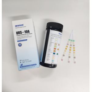 High Accuracy Glucose Bilirubin Urinalysis Test Strips 3.00mm 10 Parameters