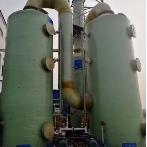 Buy cheap Wet Scrubber For Boiler, Flue Gas Desulfurization Tower FRP Environmentally Efficient Flue Fume Gas Desulfurization So2 from wholesalers