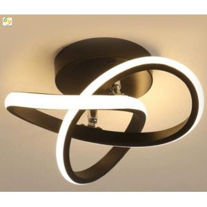 Buy cheap Modern Simple Aluminum Led Ceiling Lamp Built In Curved Shaped product