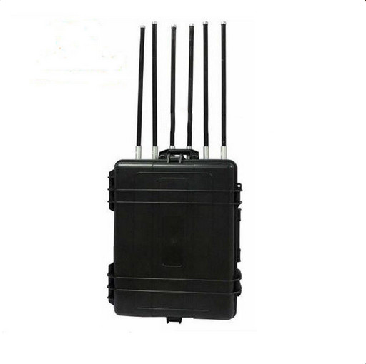 Portable Luggage Manpack Jammer , Drone Frequency Blocker With Good Cooling