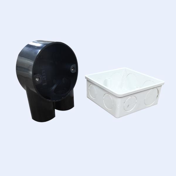 Quality Electrical Plastic Fireproof Wall Mounting PVC Junction Box 75x75Mm 74x74Mm for sale