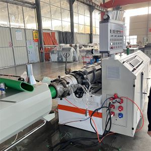 Buy cheap PLC/Touch Screen Control System Twin-Screw Plastic Extruder with high Output and Coaxial Rotary Rotation from wholesalers