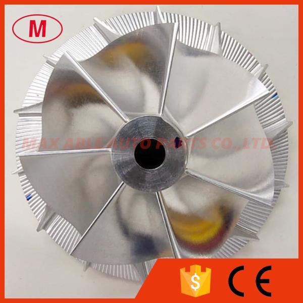 Quality K36 Forward 5336-123-2207 75.10/107.95mm 7+7 blades turbo turbocharger aluminum 2618/milling/billet compressor wheel for sale