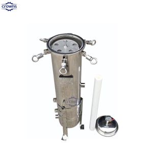 Buy cheap Stainless Steel Multi Cartridge Filter Housing, 1-100μm Filtration Accuracy, SUS304/316 Body Material from wholesalers