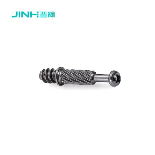 High Precision Minifix Connecting Bolts Electroplated Surface With Cold Carbon