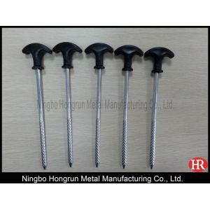 Buy cheap steel rock pegs with plastic header from wholesalers