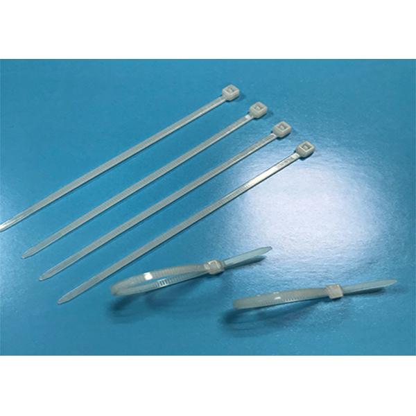 Quality Nylon PA66 Bulk Zip Ties , 3.6mm Width Cable Tie Wraps UL94V-2 Flammability for sale