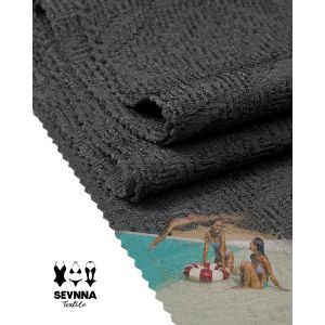 Buy cheap Swim Textured Fabrics Alternatives with Textured Pattern 390gsm in the Swimwear Market from wholesalers