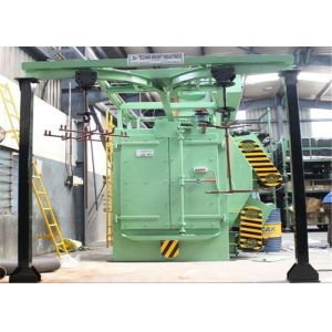 China Strong Support Frame Shot Blasting Machine Provided With Hooks Or Hoists on sale