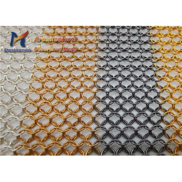Buy cheap SS316L Chain Mail Curtain 1.5mm 25mm Decorative Wire Mesh Panels from wholesalers