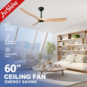 Buy cheap Smart Remote Control Ceiling Fan with 3 Solid Wood Blades and Electric Power Source from wholesalers