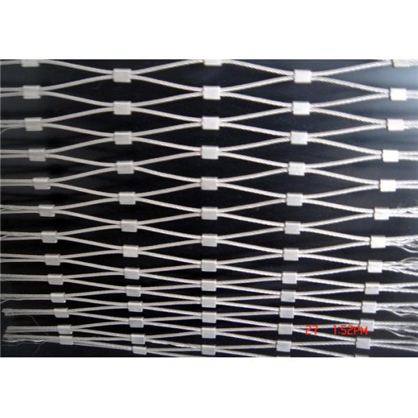 Buy cheap Ferrule Type Stainless Steel Wire Rope Mesh / Green Wall Mesh CE Approved from wholesalers