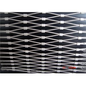 Buy cheap Ferrule Type Stainless Steel Wire Rope Mesh / Green Wall Mesh CE Approved from wholesalers