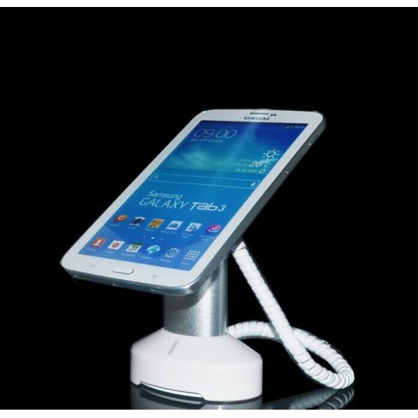 Quality COMER usb alarm security tablet stand with charging cable locker for sale