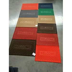 Buy cheap PVC embossed mat   Polyester embossed mat    pvc mat from wholesalers