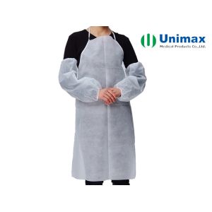 Buy cheap 55gsm White Disposable Aprons from wholesalers