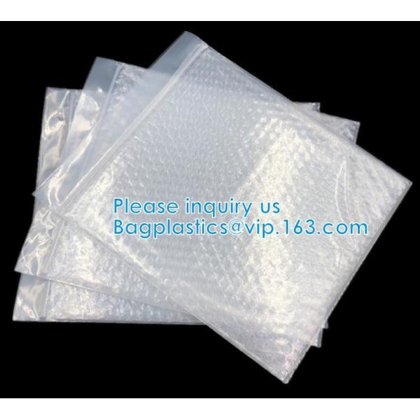 Buy cheap Recyclable Reusable PE Bubble Zipper Bag Slider Bag For Cosmetic Lash Goods Package US Free Shipping Cosmetic Makeup from wholesalers