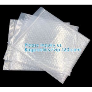 Buy cheap Recyclable Reusable PE Bubble Zipper Bag Slider Bag For Cosmetic Lash Goods Package US Free Shipping Cosmetic Makeup from wholesalers