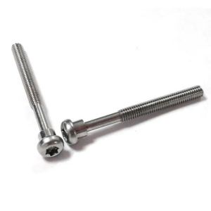 Buy cheap Customized Chromate Plated Steel Round Pan Head Shoulder Screw from wholesalers