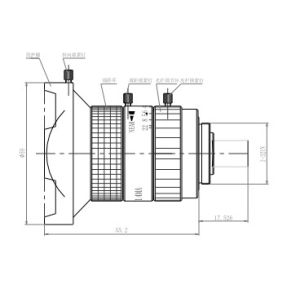 Buy cheap Fisheye lens CCL11040MP 1" 4mm C mount Megapixel from wholesalers