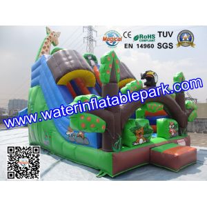 Buy cheap Custom Animal Inflatable Slide / Inflatable Dry Slide with Fire Resistant from wholesalers