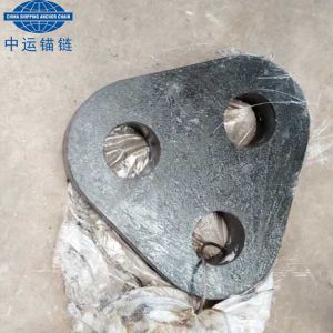 Buy cheap SWL 17T~600T Black Painted Mooring System Standard Triplates product