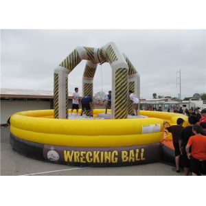 Buy cheap Wrecking Ball Inflatable Sports Arena Fields Gymnastics Water Resistant Anti Skid from wholesalers