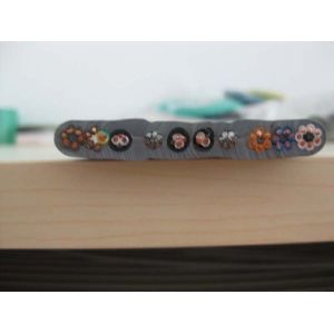 Flat Traveling Cable for Elevator use, Shielded Flat Travel Cable 40cores