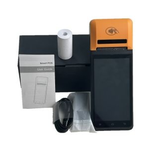 6400mAh Battery Mobile POS Terminal With Google Play Store And 58mm Printer