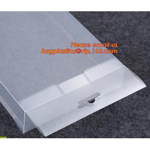 Quality Oem Clear Plastic Soft Crease Folding box for brush packaging, plastic boxes PVC plastic rectangle fold box packaging PV for sale