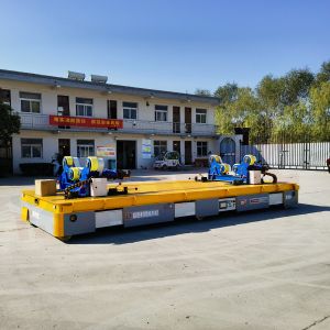 Buy cheap Heavy Duty Transporter Omni-Directional Mobile Platform 10 Ton Customized Automatic Trackless Trolley from wholesalers