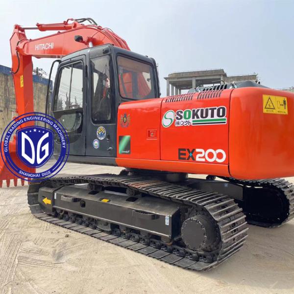 Hitachi EX200 excavator with excellent power durability and high efficiency Japanese Hitachi EX200 20ton medium excavator