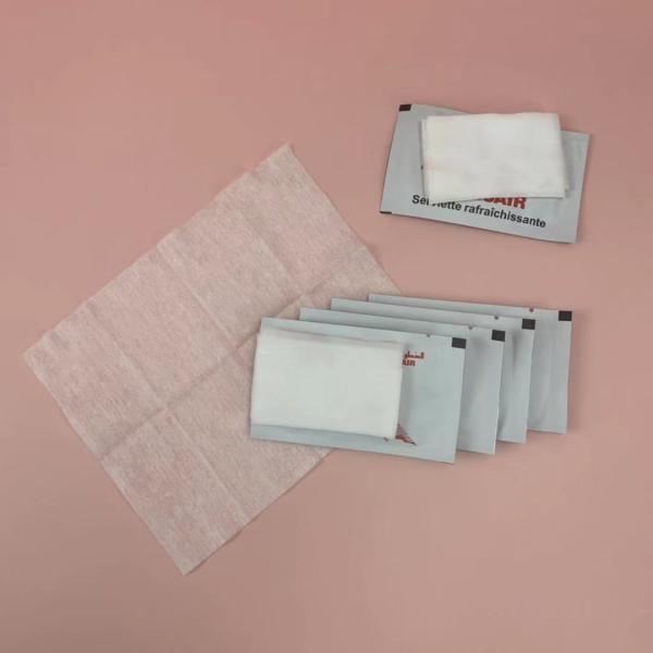 Buy cheap Disposable Single Piece Individually Custom Logo Packing Airline Wet Wipes from wholesalers