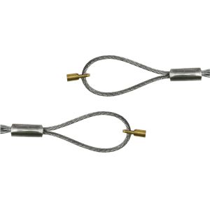 Buy cheap Cable Pulling Grip With 5mm Nut Flexible Eye Kit Galvanizing Steel Antislip Pipe Cable Wire Pulling Grips Lassos 6 Set 4-25mm from wholesalers