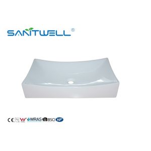 Buy cheap Beautiful Glaze Ceramic Countertop Basin / Bathroom Ceramic Basin Modern Design from wholesalers