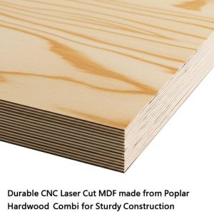 Buy cheap Durable CNC Laser Cut MDF made from Poplar Hardwood Combi for Sturdy Constructio from wholesalers