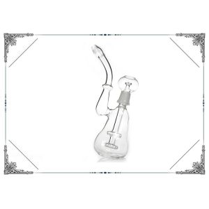 Oil Rigs Percolator Bubbler Pipe Clear Color With 2 Inches Base Diameter